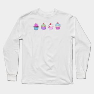 Cute Cupcakes Long Sleeve T-Shirt